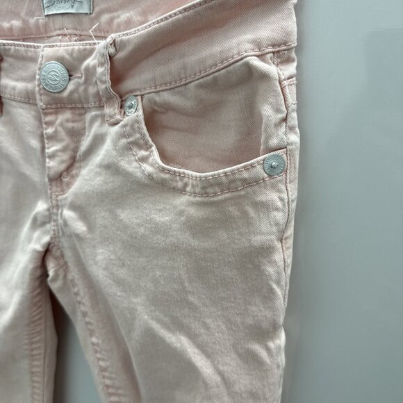 Seven7 Women’s Pink Denim Capri Jeans Size 2 Stretch - Picture 4 of 13